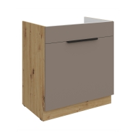 Szafka pod zlew 60 cm z szufladą na kosze AURO 60 ZL 1S BB TA/AR antyfinger